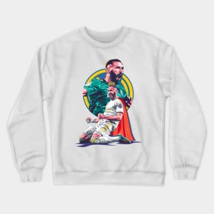 Benzema Reigns: Illustrating the Majesty of a Football King Crewneck Sweatshirt